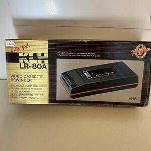 Vintage KLH Legend LR-80A Video Cassette VHS Rewinder No Cord Untested